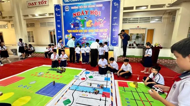 Góp mặt tại ngày hội STEM trường tiểu học Quang Trung - ảnh 9