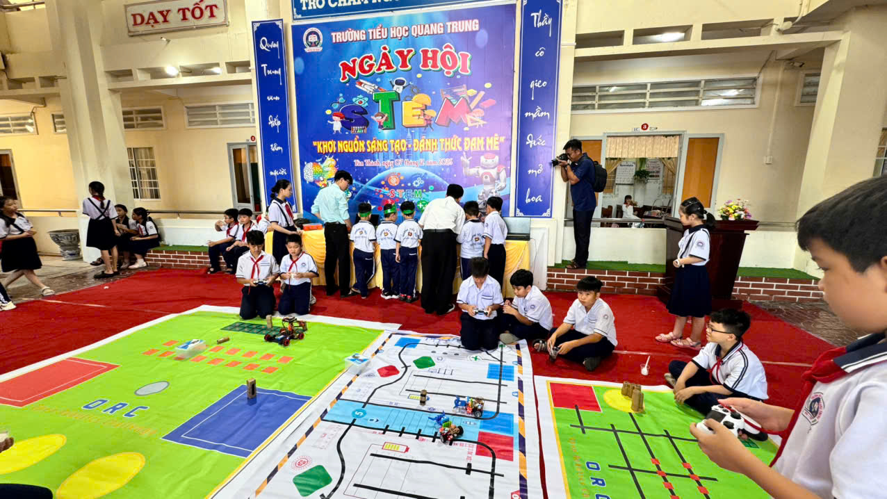 Góp mặt tại ngày hội STEM trường tiểu học Quang Trung - ảnh 9