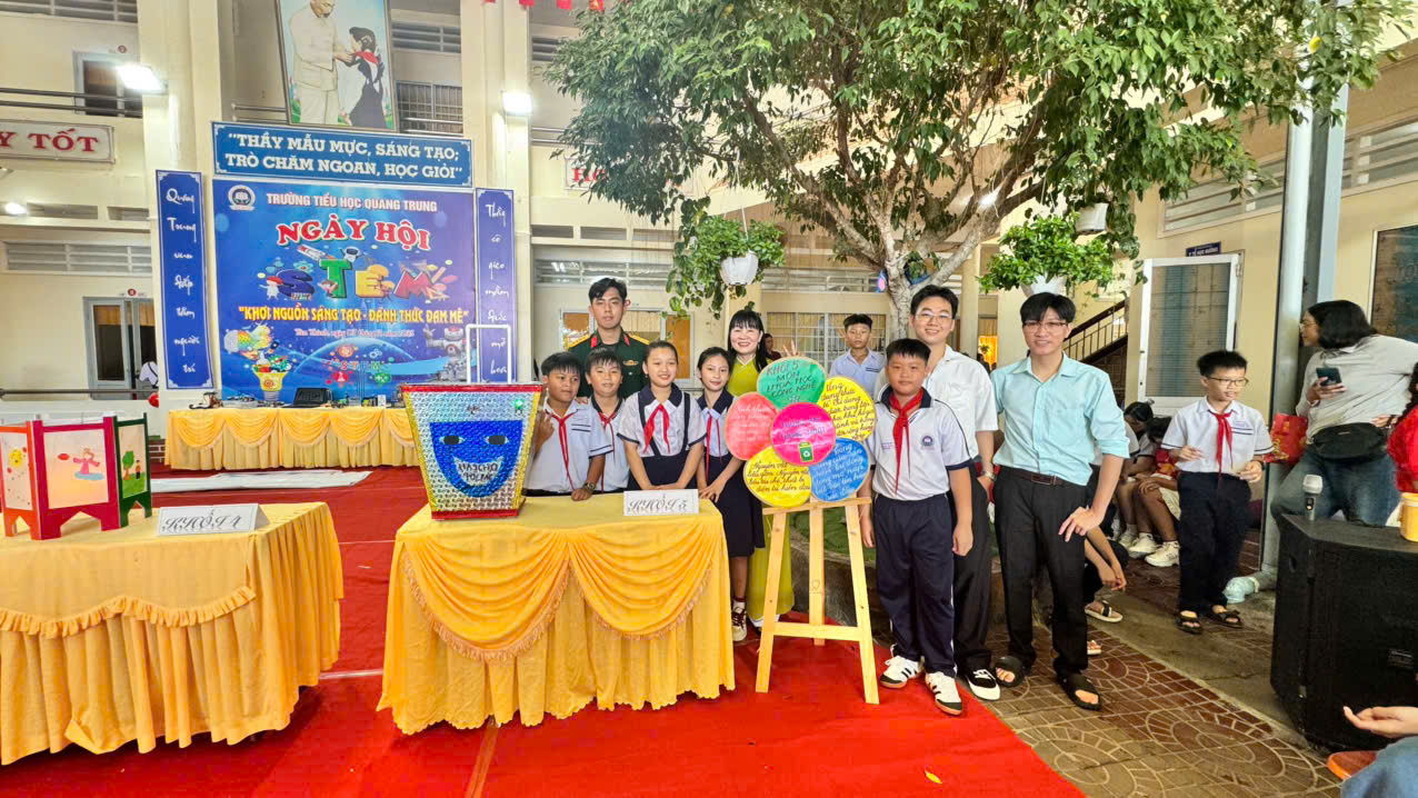 Góp mặt tại ngày hội STEM trường tiểu học Quang Trung - ảnh 2