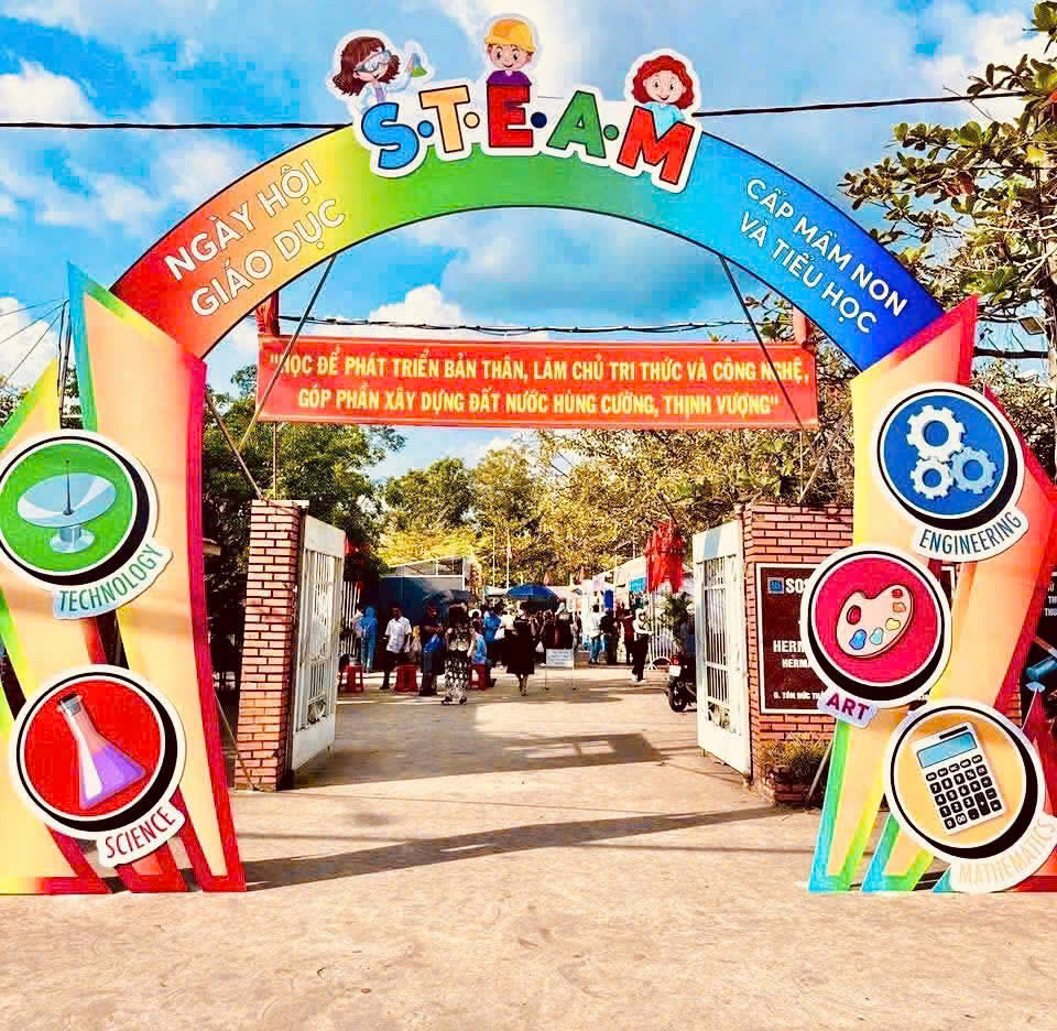 Ngày hội giáo dục STEAM Mầm non và Tiểu học tại Trường PT Hermann Gmeiner Cà Mau