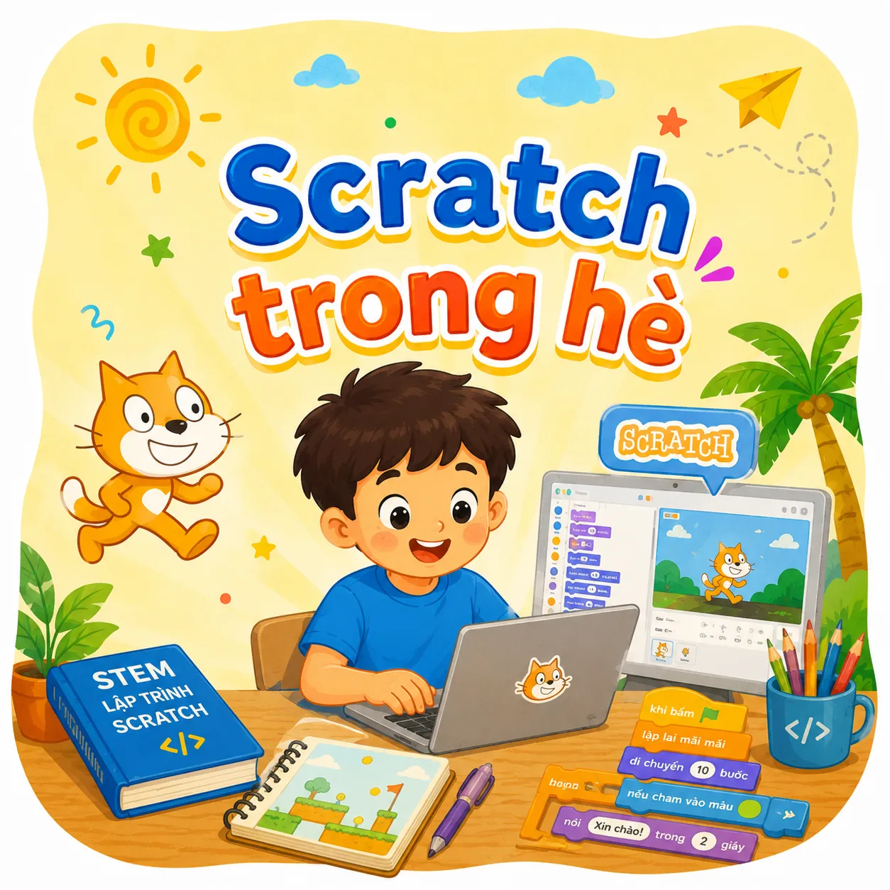 Chương trình lập trình scratch trong hè
